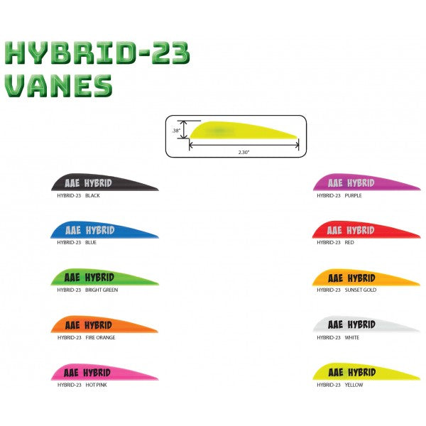 AAE HYBRID 23 VANES (50 pk)