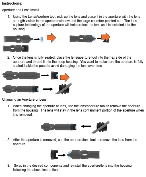 Hamskea FS RAPTOR PEEP VERIFIER LENSES