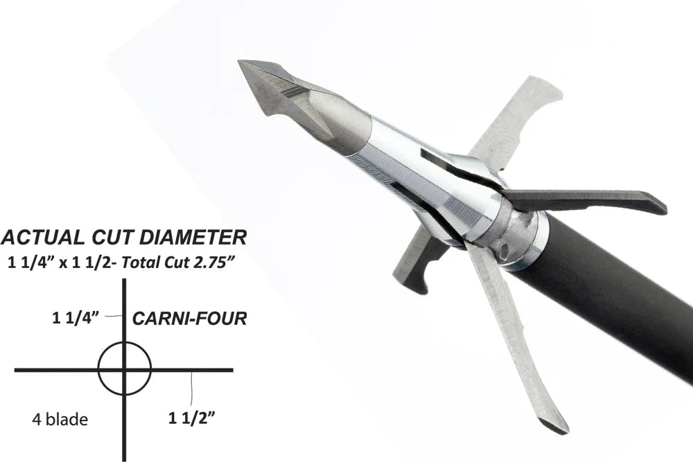 CARNI-FOUR PRO SERIES MECHANICAL BROADHEAD