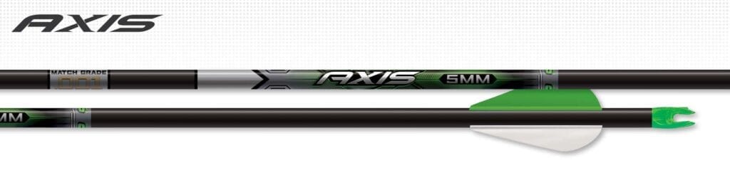 Easton AXIS 5MM FLETCHED 6-pack