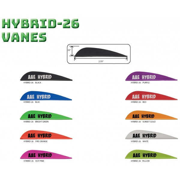 AAE HYBRID 26 VANES (50 pk)