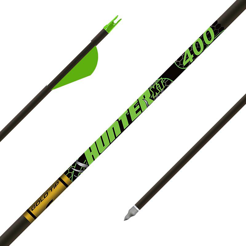 Gold Tip HUNTER FLETCHED (single arrow)