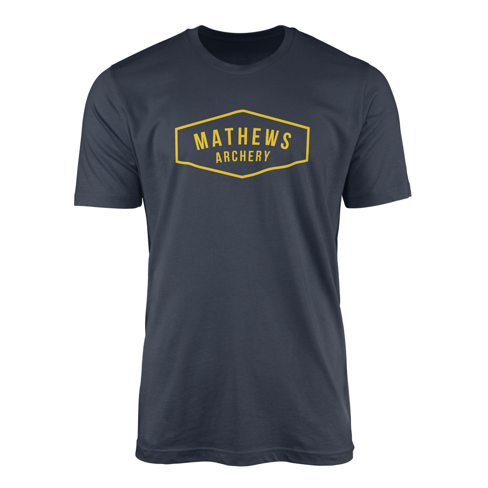 Mathews Shield Navy Tee